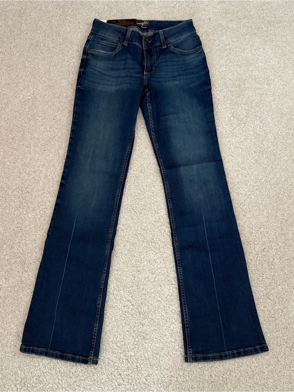Wrangler Women's Dark Blue Bootcut Jeans